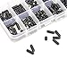 Sutemribor 400 Pcs 20 Sizes, 4#-40 to 10#-32 Set Internal Hex Drive Cup-Point Set Screws Assortment Kit