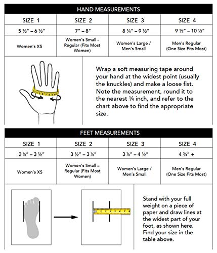 image for Yoga Paws Elite - Padded Yoga Gloves and Yoga Socks - Portable Travel 