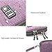 Electronics Organizer, Jelly Comb Electronic Accessories Cable Organizer Bag Waterproof Travel Cable Storage Bag for Charging Cable, Cellphone, Mini Tablet (Up to 7.9'') and More(Purple and Gray)