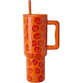 Simple Modern Halloween 40 oz Trek Tumbler with Handle and Straw Lid | Cup Holder Friendly Insulated Stainless Steel Travel Mug | Jack-O-Lanterns