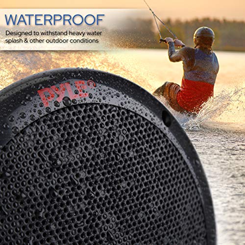 6.5 Inch Dual Marine Speakers 2 Way Waterproof and Weather Resistant