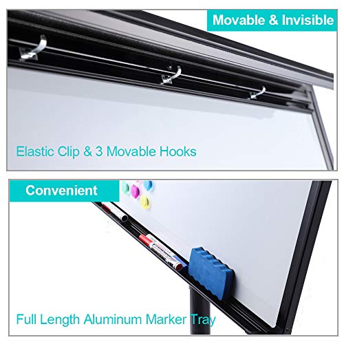 2 Magnetic+Whiteboard+Adjustable+Flipchart+Magnets