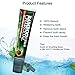 Activated Charcoal Teeth Whitening Toothpaste ZUTOBO New Natural Charcoal Bamboo Toothpaste Protect Deep Clean Dental Cream for Whiter Stronger Healthier Teeth Remove Bad Breath and Coffee Stain