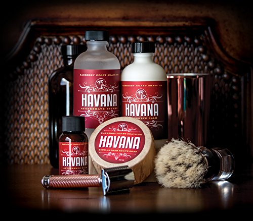 Sale - After Shave Lotion for Men - Havana Post Shave Balm for All Skin Types - Tobacco Scented Moisturizer w/Shea Butter, Vitamin E & Cooling Menthol - Absorbs Quickly & Smooths Skin