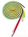 Fashion Flat Shoelaces Canvas Sneaker Athletic Tennis Shoe Laces Unisex Strings by Santimon 2 Pair(24 Colors and 10 Lengths Available)