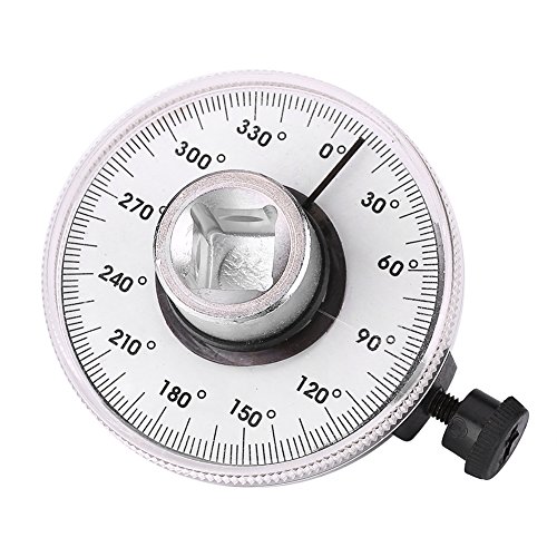 1/2" Drive Torque Angular Gauge with Wrench 360° Adjustable Torque