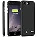 iPhone 7 Plus Battery Case,Suposun 4880mAh Ultra Slim(0.52in) Portable Battery Charging Case for iPhone 7 Plus(5.5in) Charger Case Battery Pack External Battery Backup with Lightweight(3.9oz) - Black