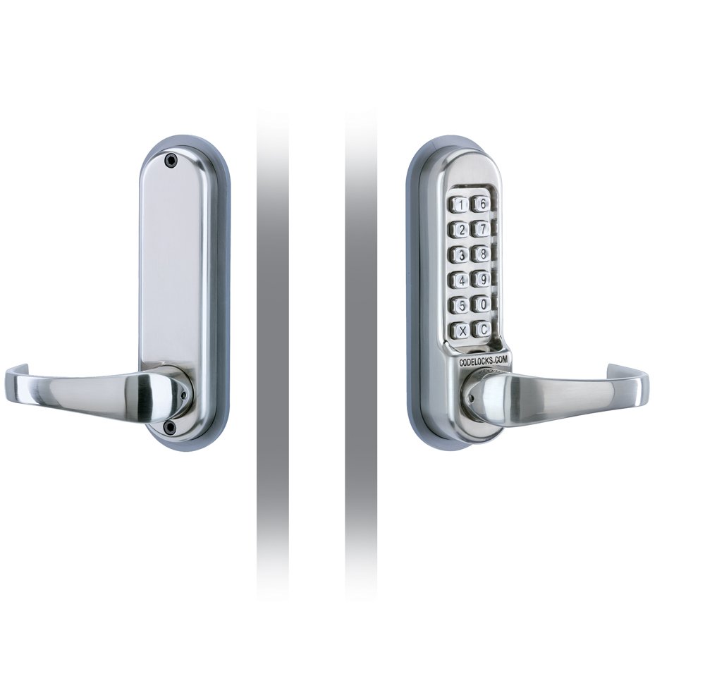 Codelocks 0500 SS CL500 Front and Back Plates Mechanical Lock, PVD Stainless Steel