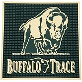 Buffalo Trace Bar Mat, 12 x 12 Inches, Green, Square, Rubber