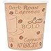 Disposable Espresso Cups with Lids - 4 Ounce Cafe Paper Coffee Cup with Lid - the Perfect Bundle for the Espresso Lover in Your Life