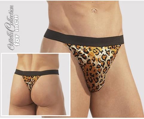 string léopard pour homme