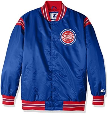 detroit pistons starter jacket