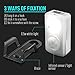 QPAU LED Motion Sensor Light, Portable Multi-Function LED Battery-Powered Stick-Anywhere Security Night Light, Wall Light for Closet, Stairs, Bedroom and Kitchen (Pack of 2)