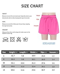 EXARUS Girls Butterfly Shorts Flowy Athletic Dance