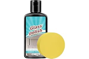 120ml Bathroom Glass Polishing Paste, Hard Water Stain & Limescale Remover For Shower Doors, Tiles, Mirrors, Quickly Restores