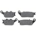 KMG Front + Rear Brake Pads for 2003-2007 Honda VTX 1300 S Retro - Non-Metallic Organic NAO Brake Pads Set