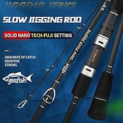 GooFish Matte Black Fuji Setting Slow Pitch Jigging