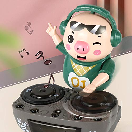 ignoramus DJ Music Electric Pig Toys Music Dancing Pig with Colorful