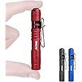 HATORI Flashlights Bright LED Flashlight Super Mini Flashlight with High Lumens Flash Light Pen Light Small Flashlights for Emergencies Outdoor Pocket Flashlight (1 Pack)