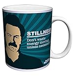 Parks and Recreation Ron Swanson Stillness Quote Workplace Comedy TV Television Show Ceramic Gift Coffee (Tea, Cocoa) 11 Oz. Mug
