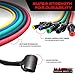 Resistance Bands - 11pc Set - with Door Anchor & Ankle Strap for Legs Workout & Carry Case - Heavy Duty Anti-Snap Technology - Bonus 20 Muscle Building Workouts Ebook