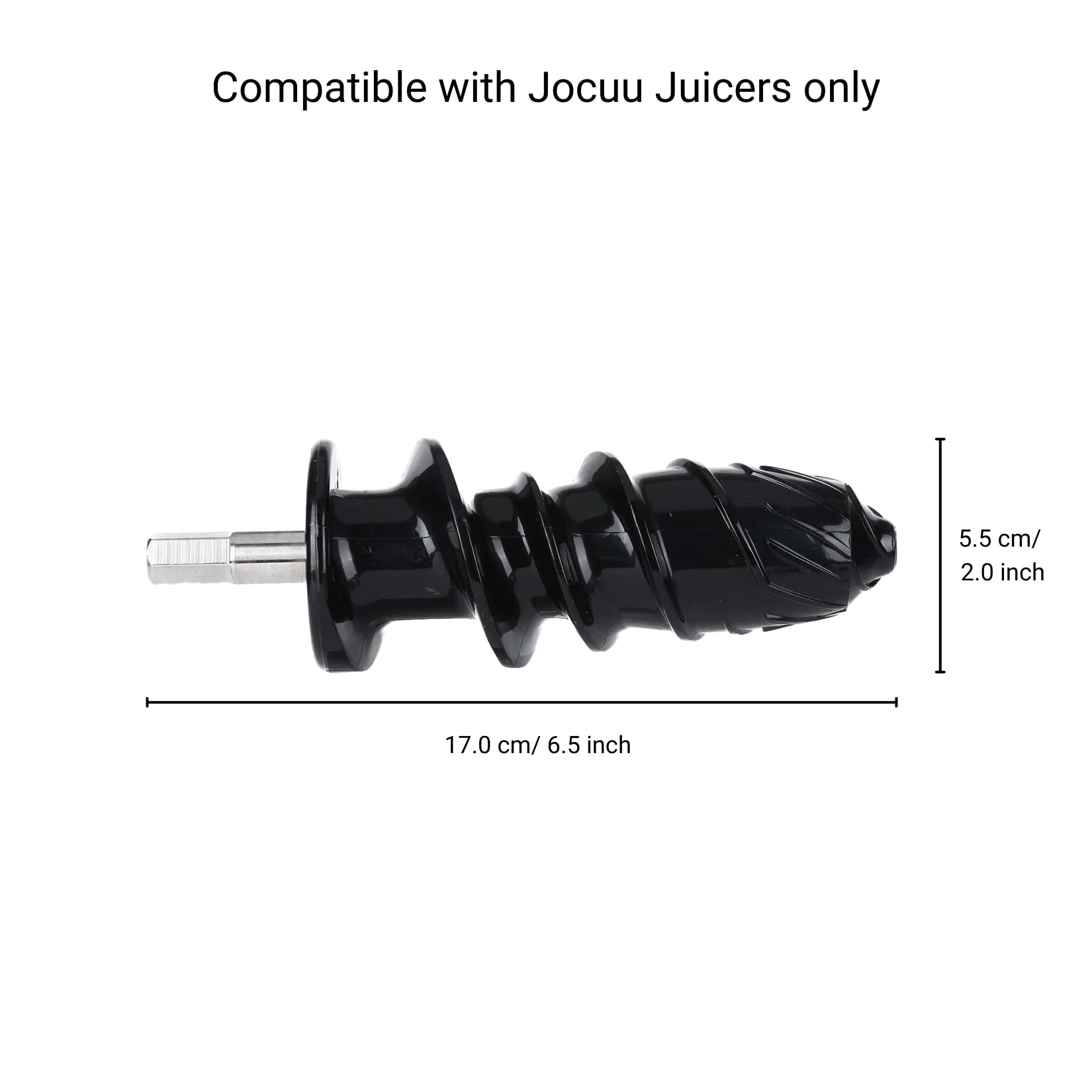 JOCUU ZM1503 Masticating Juicer Attachment Kit with Main Body, Spiral Auger, Filter, Feeding Chut and End Cup Included, Made from Premium BPA Free Materials (Acc 06)