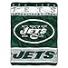 Northwest NFL New York Jets Unisex-Adult Raschel Throw Blanket, 60