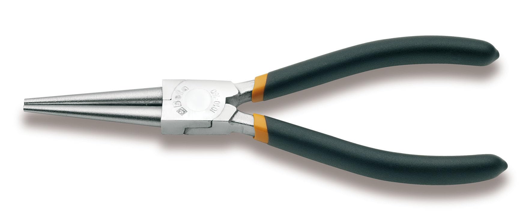 Beta 10100006 Moidel 1010 160 Round Knurled Nose Pliers, Slip-Proof, Pvc Coated Handles, 160mm Long