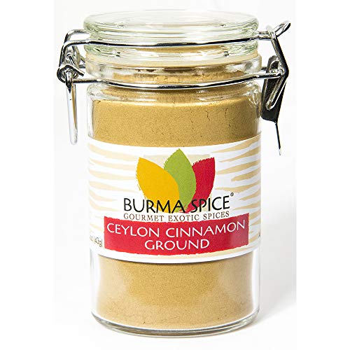 Ceylon Cinnamon, Ground | Delicate Sweet Flavored Spice | Ideal for Infusions and Flavoring Sweet Dishes 1.5 oz.