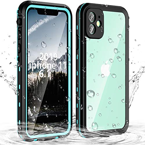 iPhone 11 Waterproof Case, Janazan 360 Full Body Clear Protective Case