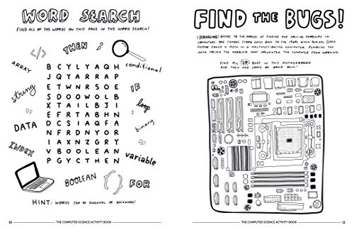 The Computer Science Activity Book: 24 Pen-and-Paper Projects to Explore the Wonderful World of Coding (No Computer Required!)