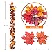 OCEANPAX 2 Pack 5.9 Feet Fall Garland Maple Leaf, Thanksgiving Decor for Home Wedding Fireplace Party Christmas