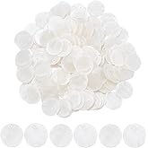HOBBIESAY Flat Heart Flower Round Star Shell Charms Bulk White Blank Shell Charms Natural Mother of Pearl Shells Charm for DIY Bracelets Earring Necklace Jewelry Making
