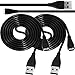 Fitbit Charge HR Charger, QIBOX 2PCS 3.3FT Replacement USB Charging Cable for Fitbit Charge HR Wireless Activity Wristband 100cm