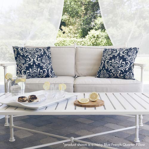 Majestic Home Goods Teal Chevron Indoor/Outdoor Large Pillow 20" L x 8" W x 20" H