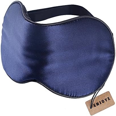 Silk Sleep Mask, Blindfold, Super-Smooth Soft Eye mask, for A Full Night’s Sleep, for Kids and Adult, Best for Travel Sleeping by ENJOYE
