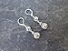 Silver filigree ball dangle earrings with Sterling Silver Leverbacks