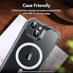 ESR 2 Pack Camera Lens Protector for iPhone 15/15