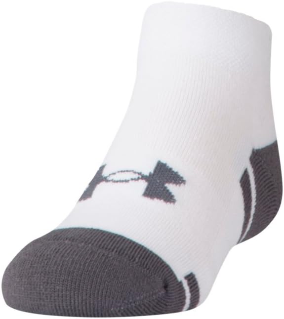 Under Armour UA Resistor III Lo Cut - 6-Pack YLG Black: Clothing
