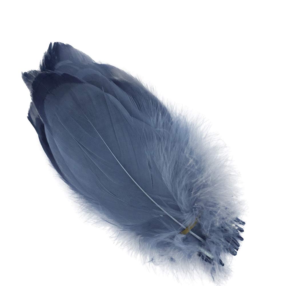 Sowder Natural Goose Feathers Clothing Accessories Pack of 100(Grey)