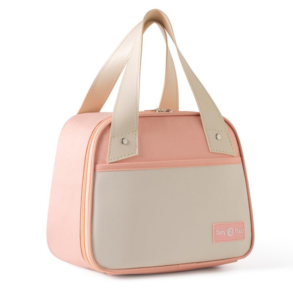 Croselyu Portable Mini Insulated Lunch Bag for Outdoor Picnic, Ice Storage, 1 PCE (Pink)