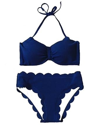 Amazon Ff ビキニ スカラップ 水着 スカラップシェルビキニ 貝殻風