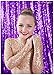 ShinyBeauty Sequin Curtains 2 Panels Purple 2FTx8FT Sequin Photo Backdrop Royal Purple Sequin Backdrop Curtain Pack of 2 Shimmer Fabric Backdrop Party Photographic Studio Photo Backgrounds