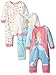 Disney Baby Girls' 3 Pack Coveralls Of Cinderella