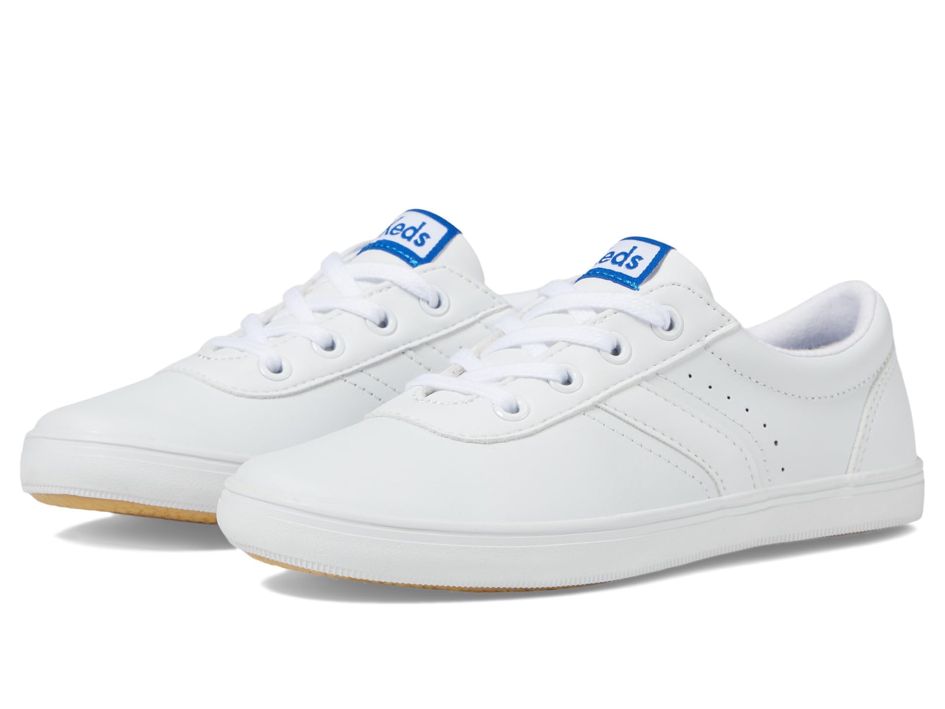 Photo 1 of Keds Kids Womens Riley (Big Kid/Little Kid) White 3.5 Medium