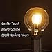 10-Pack LED G40 Replacement Bulbs, E12 Screw Base LED Globe Light Bulbs for Patio String Lights, Equivalent to 5-Watt Clear Light Bulbs