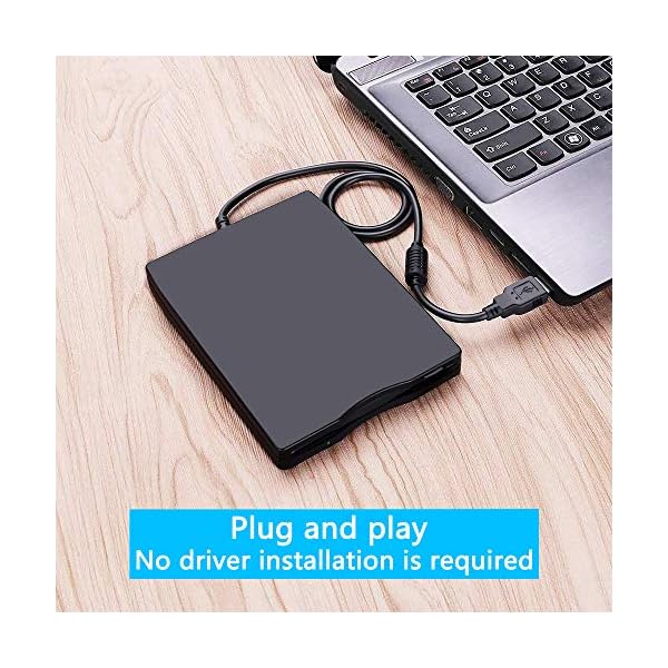 Floppy Disk Reader Externes Diskettenlaufwerk Floppy Disk Reader USB 3,5 Zoll USB Diskettenleser 1,44 MB FDD Portable… – Bild 5