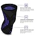 NEWZILL Compression Knee Brace for Knee Pain - Braces and Supports Knee for Pain Relief, Meniscus Tear, Arthritis, Injury, Running, Joint Pain, & Support - BEST Knee Sleeve (Black/Blue, Medium)