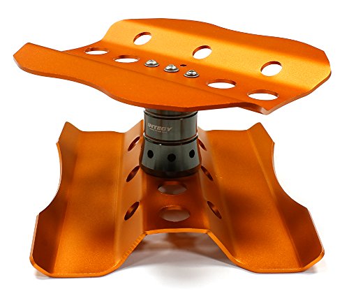 Integy RC Model Hop-ups C23508ORANGE Universal Car Stand Workstation for 1/10 & 1/8 Size (150x123x94mm)