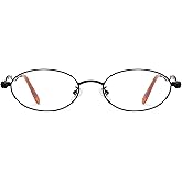 VANLINKER Fashion Designer Blue Light Glasses for Woman Y2K Small Oval Rose 2025 Clear Lens Metal Frame VL9906